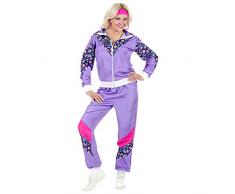 Widmann 00203 - Erwachsenenkostüm, 80er Jahre Trainingsanzug, Jacke und Hose, angenehmer Tragekomfort, Assi Anzug, Proll Anzug, Retro Style, verschiedene Größen, Bad Taste Party, 80ties, Karneval