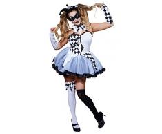 Rubie s Offizielles Damen jesterlla Halloween Circus Erwachsenen-Kostüm - XS