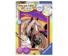 Ravensburger Malen nach Zahlen 28028 28028-Pferdetraum, Malset