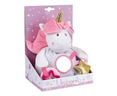 Jemini 023725 Einhorn Plüsch mit Aktivitäten, Weiß / Rosa