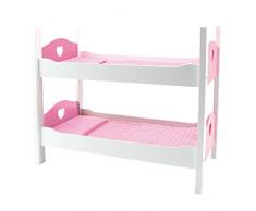 Speelgoed GL306 - Puppenmöbel Etagenbett, 54 x 29 x 43 cm