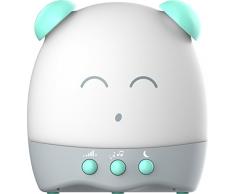 Tiny Boo DES17230 Schlaftrainer mit Licht und sanften Melodien, Kinderwecker mit Musik, Wecker mit Leuchtanzeige, Digitalwecker mit Schlummerfunktion, Musikwecker für Kleinkinder