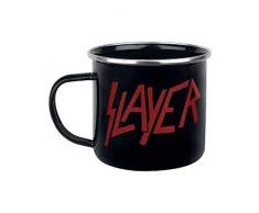 SLAYER Tasse Logo Emaille Tasse