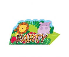 Amscan 9901785 Nummer 3 Pink Celebration Metallic Finish Kerzen