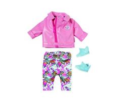Zapf Creation 825259 BABY Born City Deluxe Scooter Combo Puppenkleidung, rosa/bunt