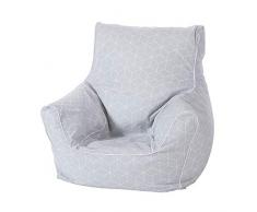 Knorrtoys 68245 - Kindersitzsack - Geo cube grey