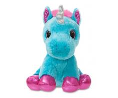 Aurora World 60860 Sparkle Tales Moonbeam Türkis Einhorn Plüsch, 18 cm