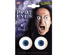WIDMANN 8400C Horror Augen Deko Set, Unisex – Erwachsene, Weiß, One Size