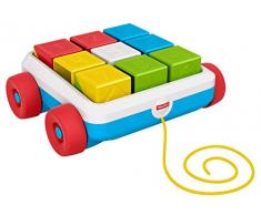 Fisher-Price GJW10 - Bausteinwagen, Spielzeug Bollerwagen für Babys ab 6 Monaten
