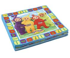 amscan 9901190 16 Servietten Teletubbies, Blau