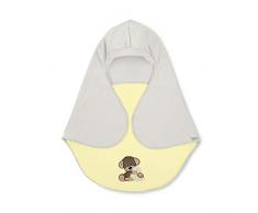 Sterntaler Einschlagdecke Hanno und Edda, Alter: Für Babys ab der Geburt, 75 x 90 cm, Grau/Gelb