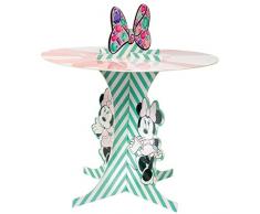 Procos 88981 - Cupcake Ständer, Disney Minnie Party Gem, Premium Set, Muffin Ständer, Tortenständer, Geburtstag, Mottoparty