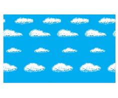 Beistle 8-Bit Tafelaufsatz 8-bit Hintergrund 4 by 30-Feet blau/weiß
