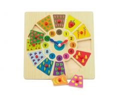 Happy People 60302 - Lernuhr aus Holz