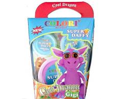 SUPER DAFFY – Cool Dragon Knete, Modelle und Farben Sortiert