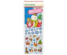 Unbekannt Stickeralbum mit Stickern Schneemann und Schneeflocken Mehrfarbig