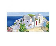 Renkalik renkalikqsito025t 23 x 50 cm Weiß Häuser Silk Print Papier Handtuch (10)