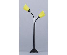 Kahlert Licht 10255 - Minipuppenzubehör - Stehlampe, Tüte, schwarz/gelb