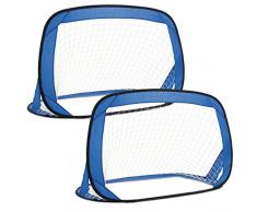 Toyrific Grundlinie - 2 Gefällt das Pop Up Fußball Fußballtraining Garten Tore