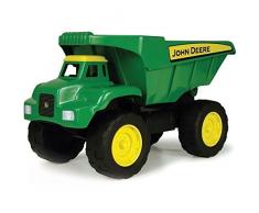 TOMY Kipplaster John Deere Big Scoop in grün - hochwertiges Kinderspielzeug aus robustem Kunststoff für den Sandkasten - ab 3 Jahre