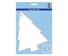 Ursus 15030005 - Blanko Album Maxi 6 Seiten mit Metallringen, ca. 15,3 x 20 cm, Tannenbaum