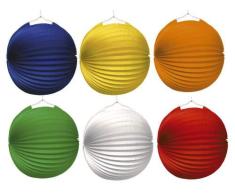 Lampion Ballon - Ø 25 cm, 6 Farben sortiert