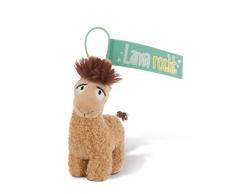 Nici 42243 La Lounge Anhänger Lama Luis mit elastischer Schlaufe, 12 cm, bunt, Größe: ca