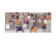 Amscan International 679468 Dekorieren zum Aufhängen Swirl Halloween Party Set
