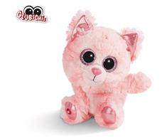 NICI Glubschis: Das Original – Glubschis Katze Dreamie 15 cm – Kuscheltier Katze mit großen Augen – Flauschiges Plüschtier mit großen Glitzeraugen – Schmusetier für Kuscheltierliebhaber – 45554