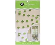 Amscan International 672424–53 2.13 m Kiwi Grün Glitter String Dekoration Kit