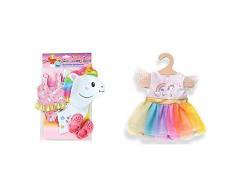 Heless 66 - Schwimmset für Puppen, Einhorn Henri, Größe 35 - 45 cm & 2850 - Kleid für Puppen, Einhorn Henri, Größe 35 - 45 cm