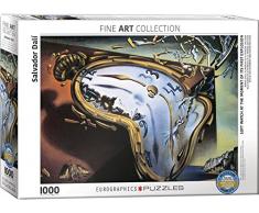 Eurographics Salvador Dali Soft Watch at Moment of First Explosion Melting Clock Puzzle, Motiv: Schmelzende Uhr von Dali (1.000 Teile, Mehrfarbig)