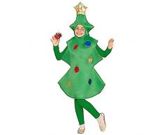 Widmann wdm02807 – Kostüm für Kinder Weihnachtsbaum (140 cm/8 – 10 Jahre), grün, XS