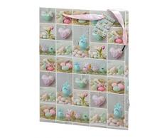Idena 31451 Geschenktasche FSC-Mix Osterei Herz