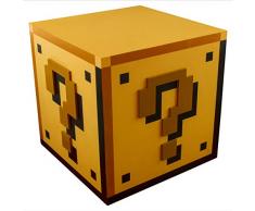 trendaffe ® Z884905 Super Mario Tischlampe Fragezeichen-Block, Mehrfarbig