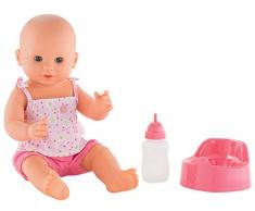 Corolle FPK23 mon Grand poupons Babypuppe mit Set, Rosa/Pink, 36 cm