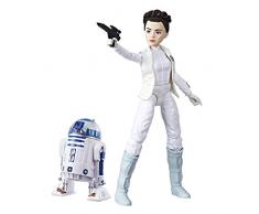 Hasbro Star Wars C1629ES0 - Die Mächte des Schicksals 11 Zoll Deluxe Action Puppen 2er Set - Leia und R2D2, Actionfiguren