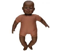 Babypuppe mit weichem Körper, afrikanisch, 40 cm-31063