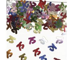 Folat 05320 - Tischkonfetti Zahl 75 - bunt - 12 x 14 gr.