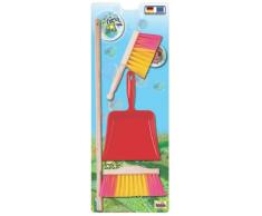 Theo Klein 6109 - Kehrgarnitur, 3-teilig, Holz, farblich sortiert, Spielzeug