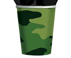 amscan International 266 ml Camouflage Tasse