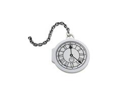 Smiffys Übergroße Taschenuhr, One Size, Weiß, 48234