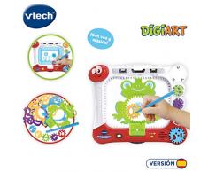 Vtech Digiart 3480-169022 Kreidetafel mit Schablonen und Zeichnungen zum Ausmalen