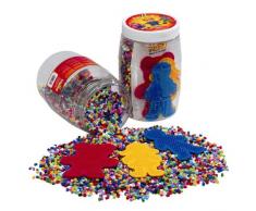 Hama Perlen 2082 - Dose mit farbigen Stiftplatte und ca. 9000 Perlen