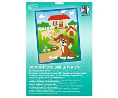 Ursus 8780001 - Moosgummi Bild 3D Haustiere