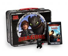 Winning Moves 62233 Reise-und Kompaktspiel Top Trumps Dragons Kidsbox-Das Premium Trumpfspiel mit exklusiver Drachenfigur Ohnezahn