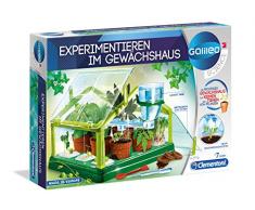 Clementoni 59081 Galileo Science – Experimentieren im Gewächshaus, Pflanzkasten & Samen für Mini-Gärtner und angehende Botaniker, Spielzeug für Kinder ab 7 Jahren