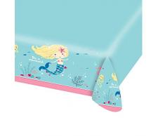 Amscan Tischdecke Sirene 120 x 180 cm, mehrfarbig, 7AM9903034