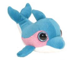 Wild Republic 17381 - Plüschtier - Lil Sweet and Sassy, Delfin - Blue Raspberry, 13 cm