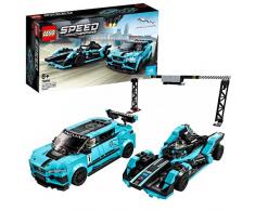LEGO 76898 Speed Champions Formula E Panasonic Jaguar Racing GEN2 car & Jaguar I-PACE eTROPHY Rennwagen-Set